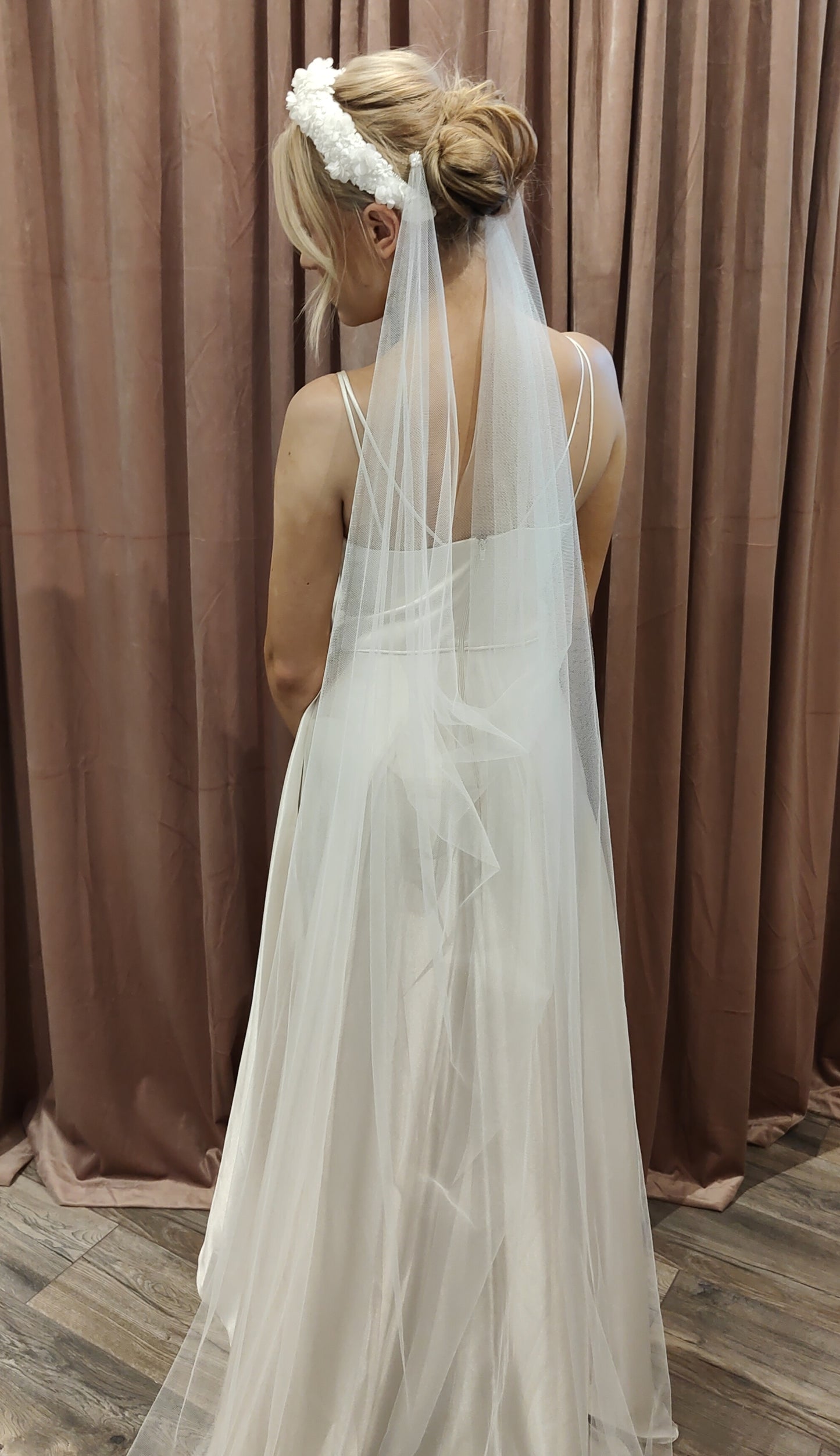 ANDREA VEIL - Veil Bridal Dropped Back