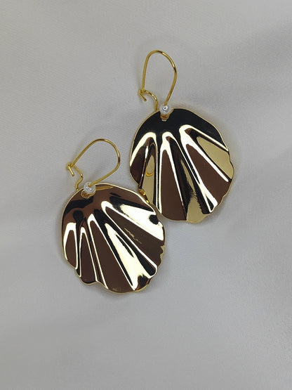 ELEANOR - Statement Gold Bridal Earrings