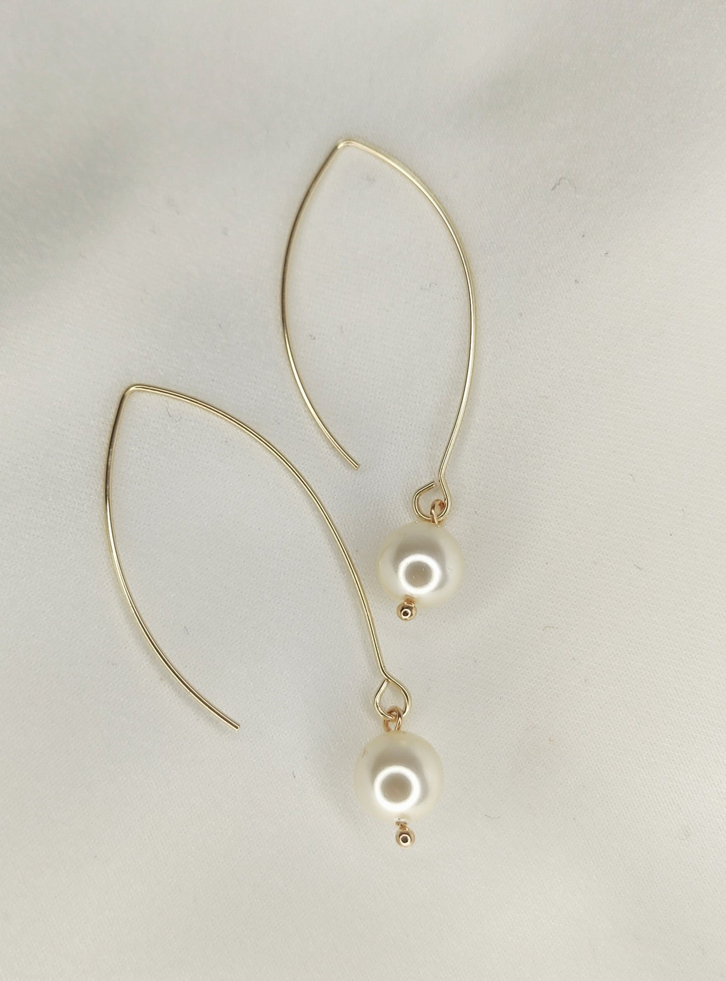 FARRAH - Pearl Drop Bridal Earrings