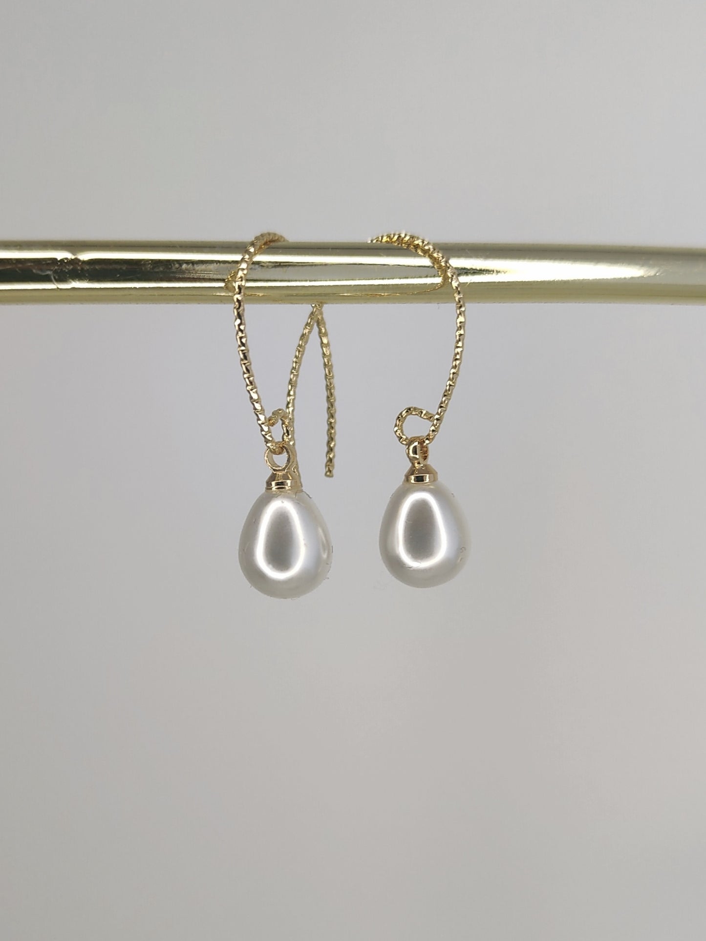 ELLA - Pearl Drop Bridal Earrings