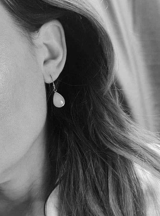 DAME Earrings - Snow
