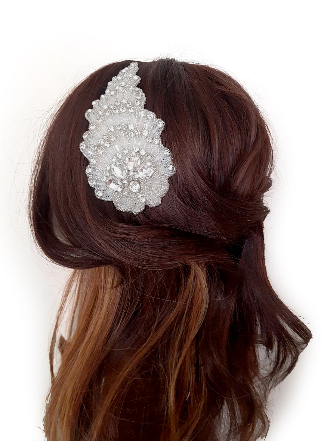 MARTHA - Art Deco Style Bridal Headpiece
