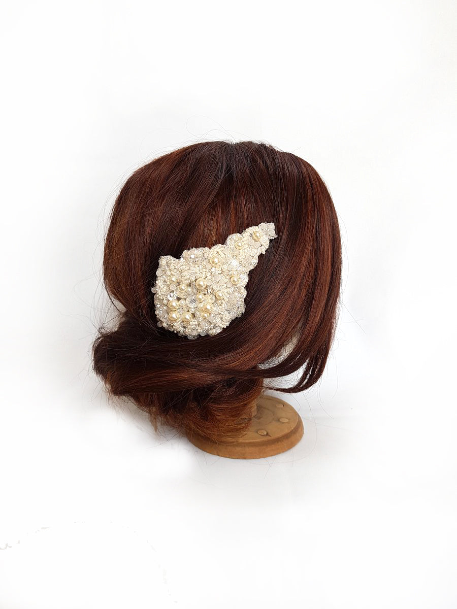 PEGGY - Vintage Pearl Bridal Headpiece