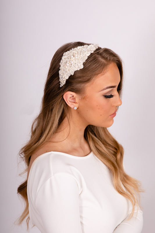 PENELOPE - Vintage Pearl Bridal Hair Accessory