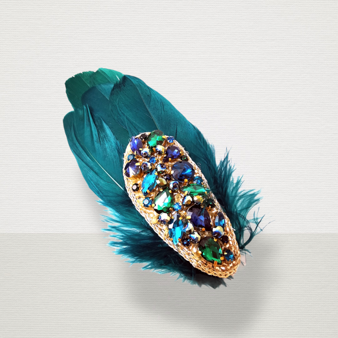 Jewelled Feather Pad - Range of colours COMING SOON