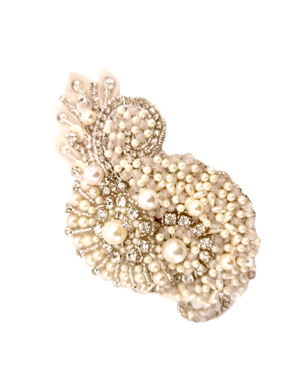 FIONA - Pearl Bridal Headpiece