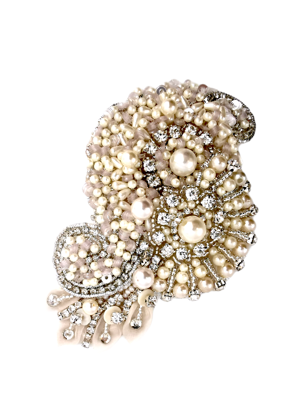 FIONA - Pearl Bridal Headpiece
