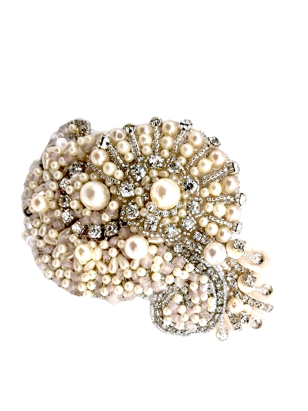 FIONA - Pearl Bridal Headpiece