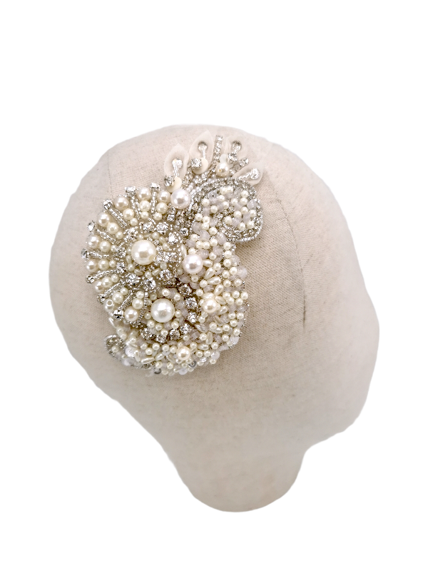 FIONA - Pearl Bridal Headpiece
