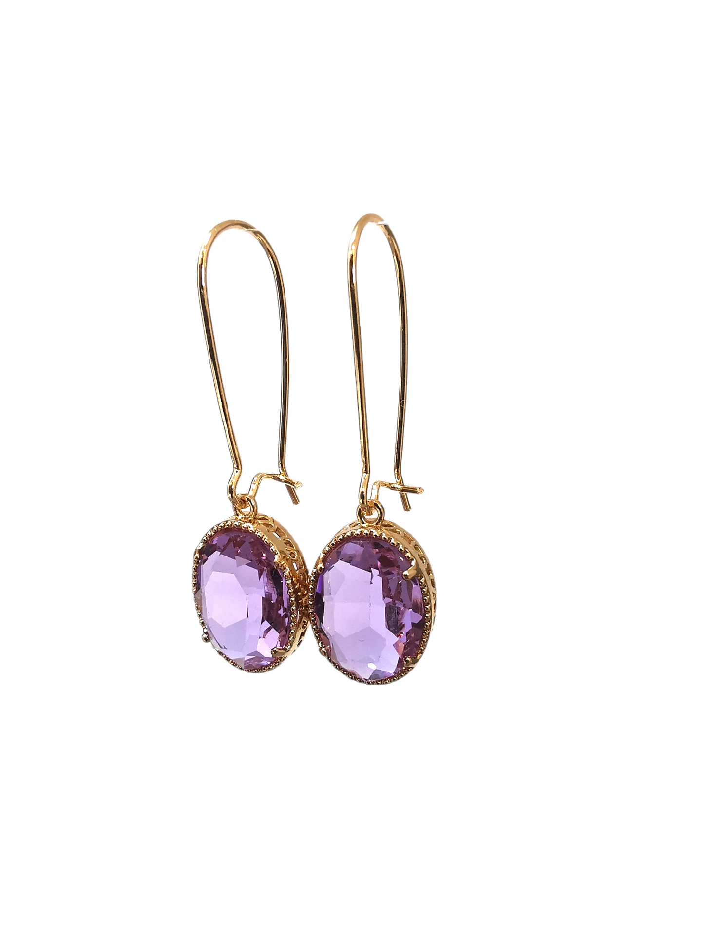 Queen Crystal Earrings - Heather