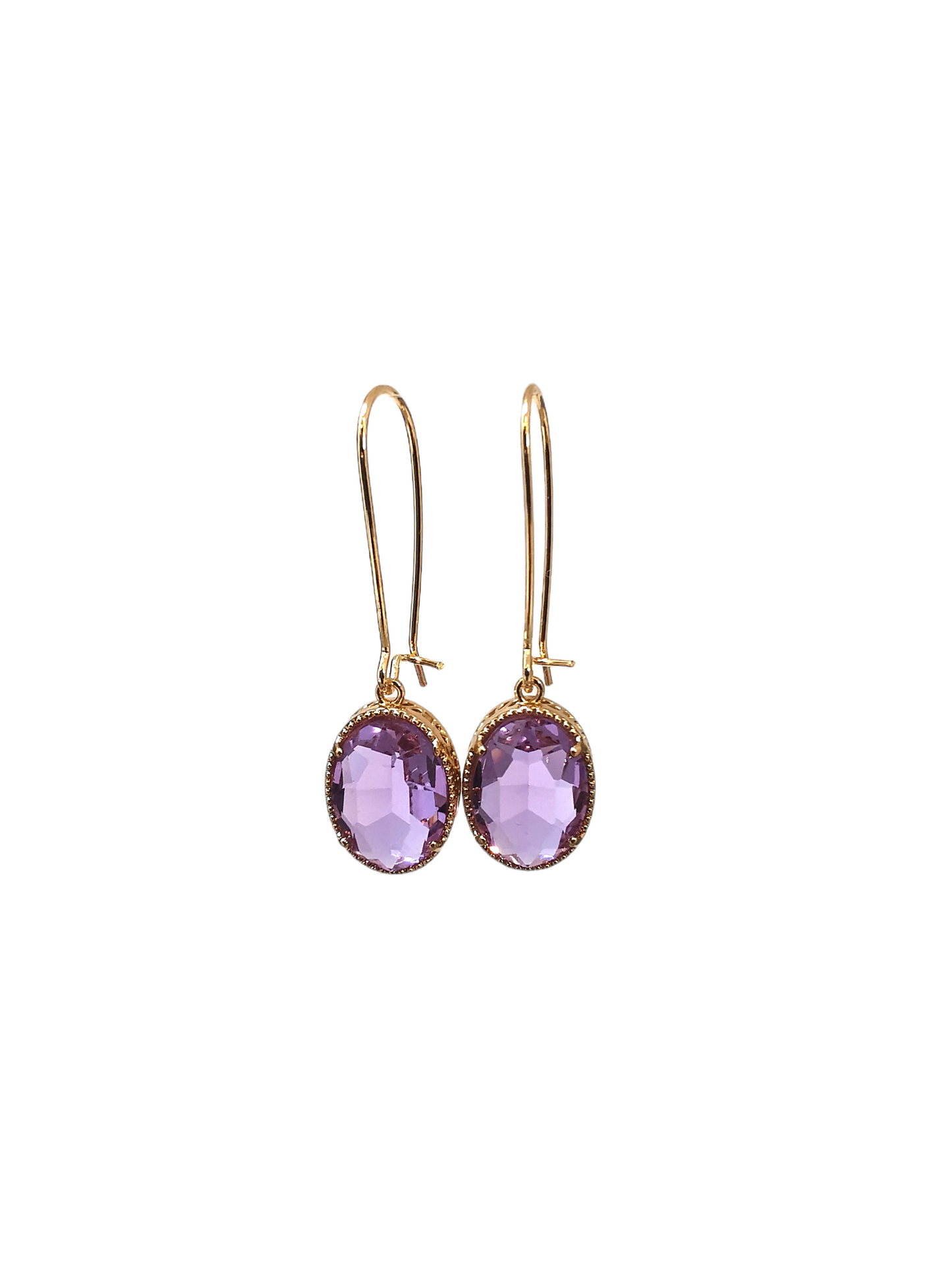 Queen Crystal Earrings - Heather