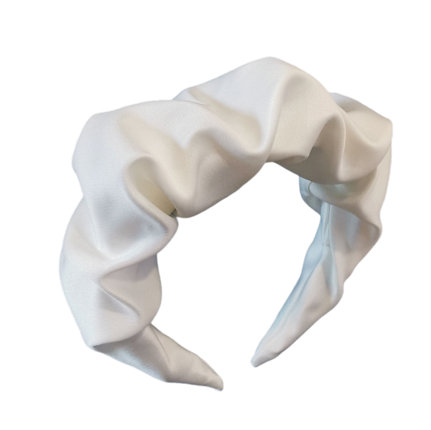 Banna CAROLINE - Ceannbhanda Bridal Satin Comhaimseartha