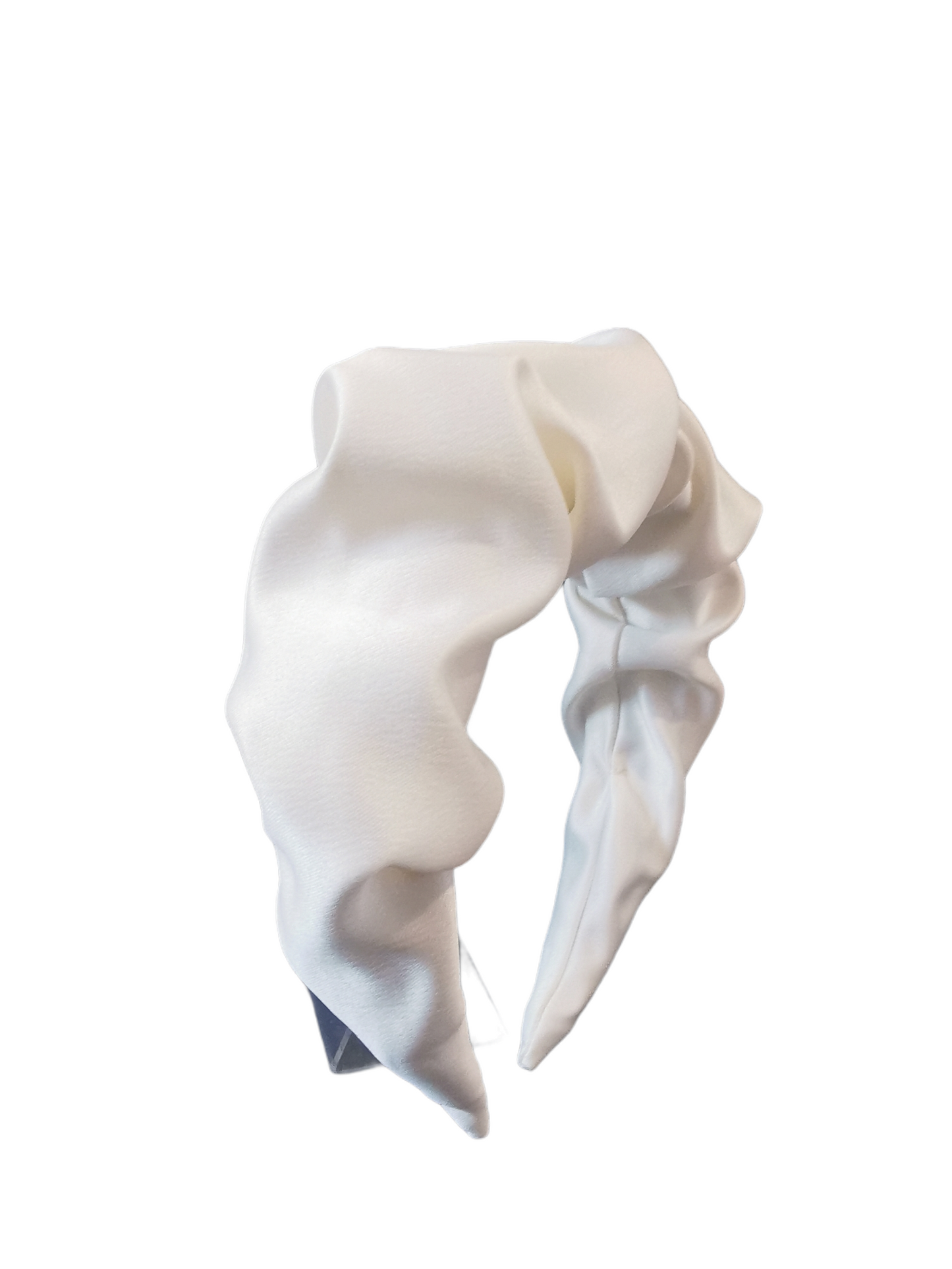 Banna CAROLINE - Ceannbhanda Bridal Satin Comhaimseartha