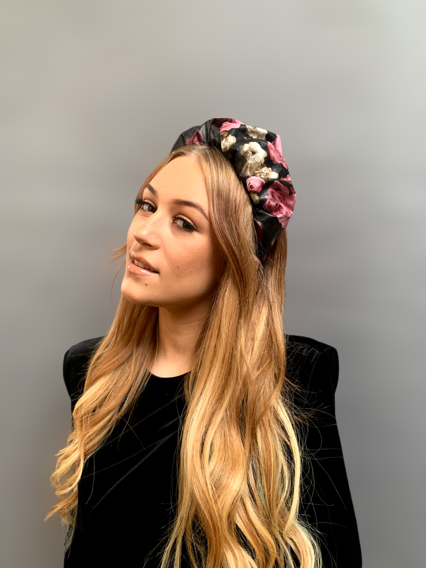 Banna RUFFLE LEATHAIR FAUX - Moody Rose 