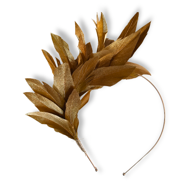 LILY- Contemporary Millinery Feather Headband - Various Colours