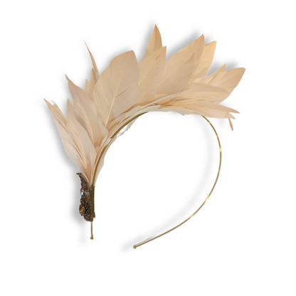 LILY- Contemporary Millinery Feather Headband - Various Colours