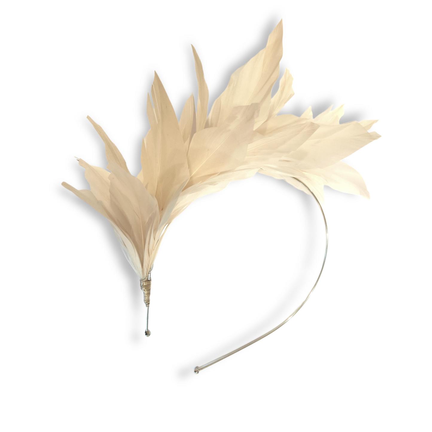 LILY- Contemporary Millinery Feather Headband - Various Colours