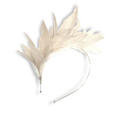 LILY- Contemporary Millinery Feather Headband - Various Colours