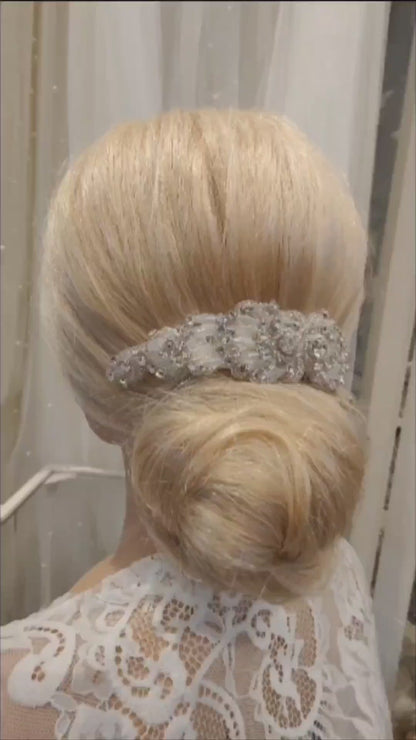 RUTH - Art Deco Inspired Bridal Comb