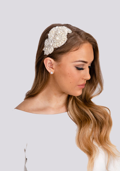 FIONA - Pearl Bridal Headpiece