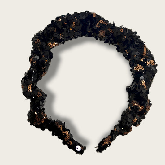 Petite Ruffle Headband - Festive Sparkle - ☘ IRISH DESIGN by KYNA MAREE-KYNA MAREE-#STASH