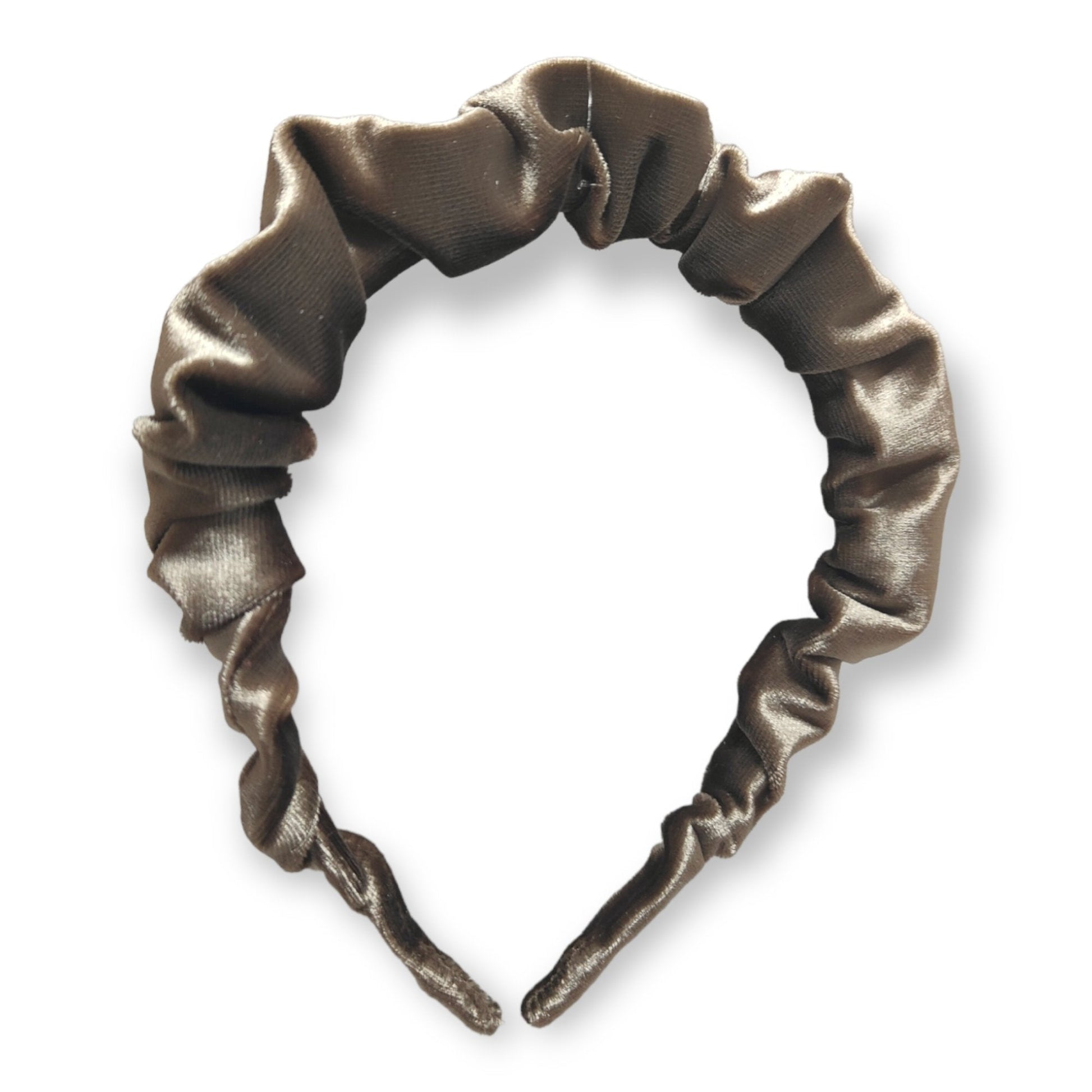 Petite Ruffle Headband - Silver Pearl - ☘ IRISH DESIGN by KYNA MAREE-KYNA MAREE-#STASH
